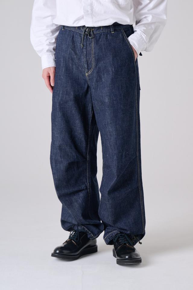 SNOW CAMO DENIM TROUSER