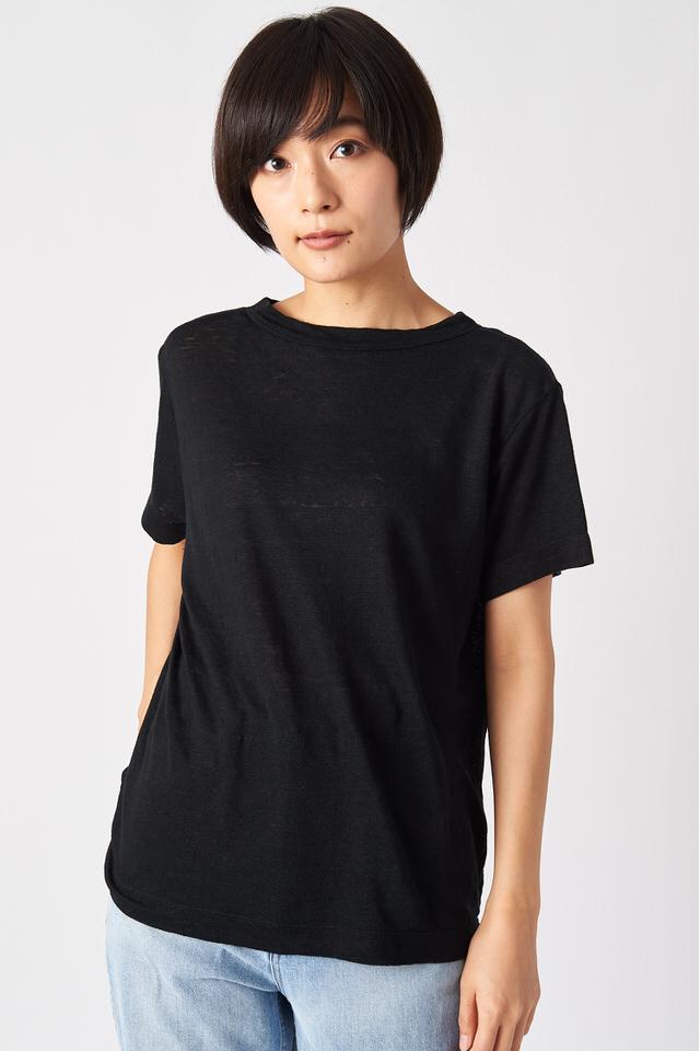 リネン半袖Tシャツ