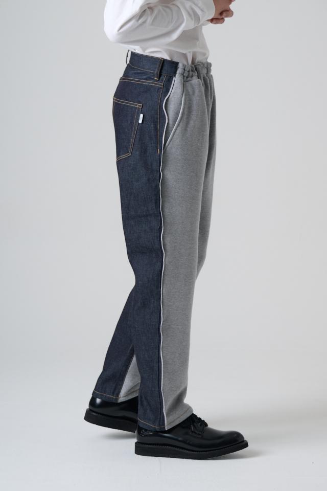 SWEAT DOCKING DENIM TROUSER