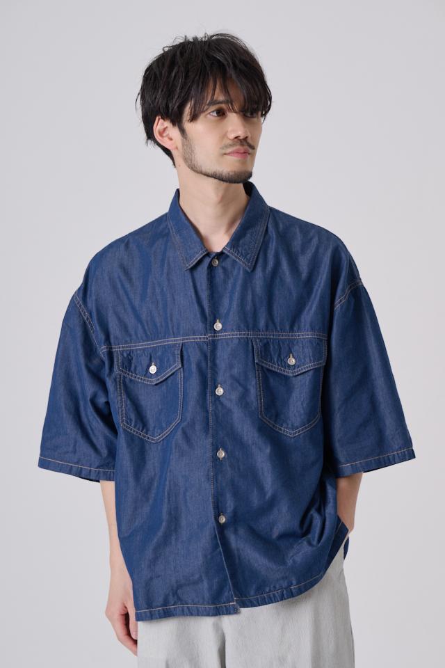 LINEN DENIM SHIRT