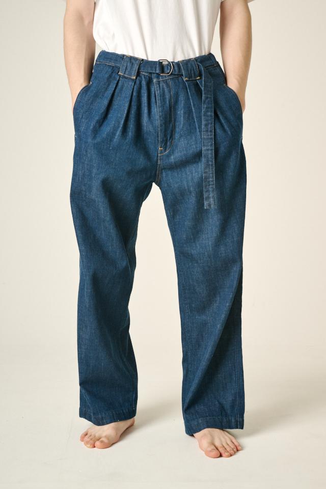 MILITARY TUCK PANTS（DENIM）