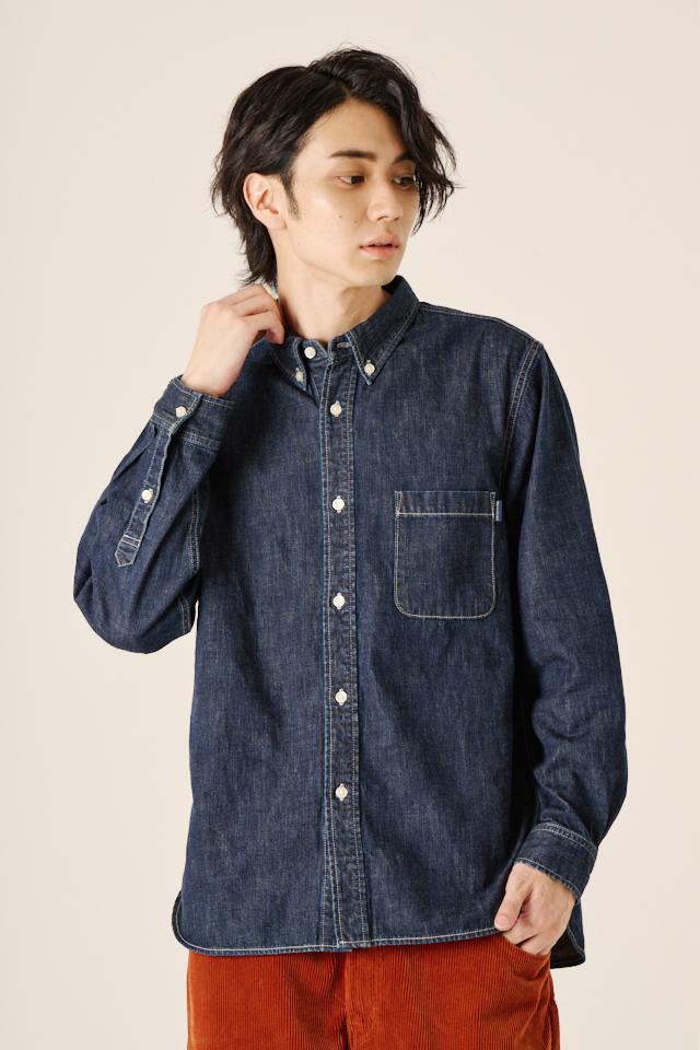 DENIM BOTTON DOWN SHIRT