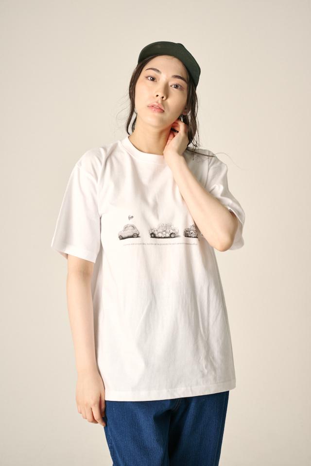 TAKATORI MEGUMIコラボTシャツ＜Cars that connect life いのちをつなぐ車たち＞