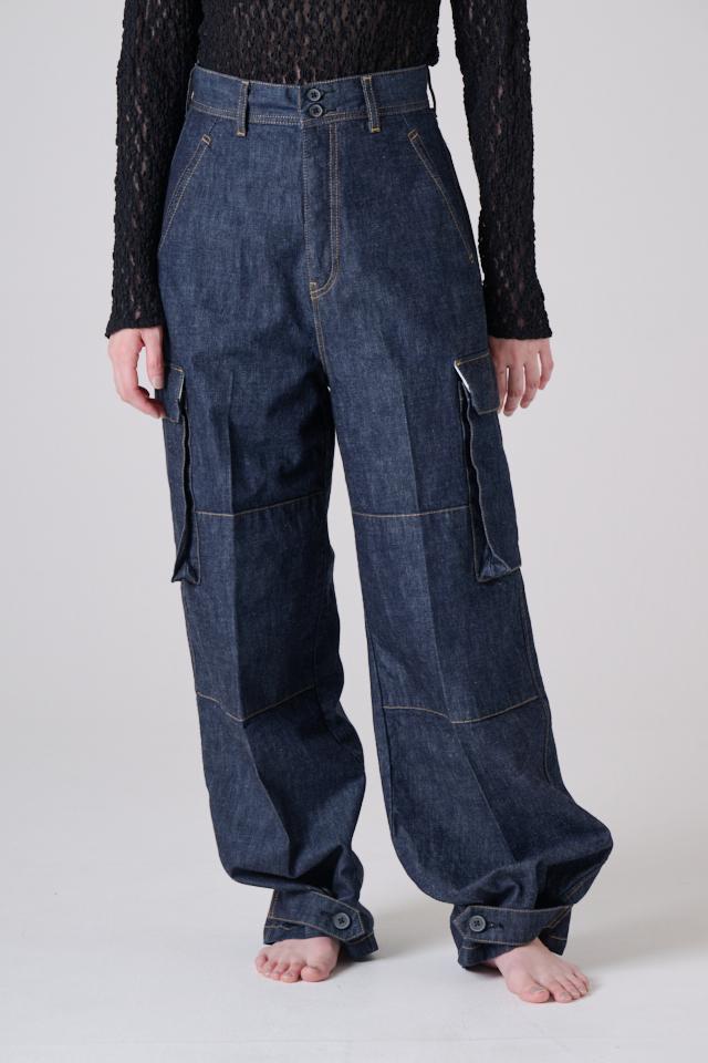 DENIM CARGO PT