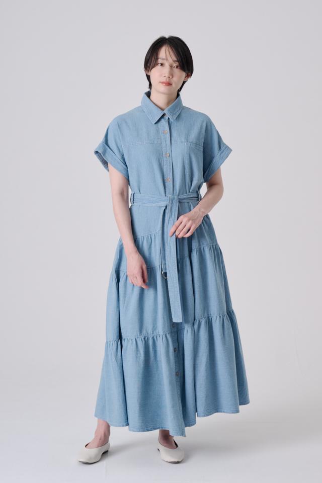 ASYMMETRY DENIM OP