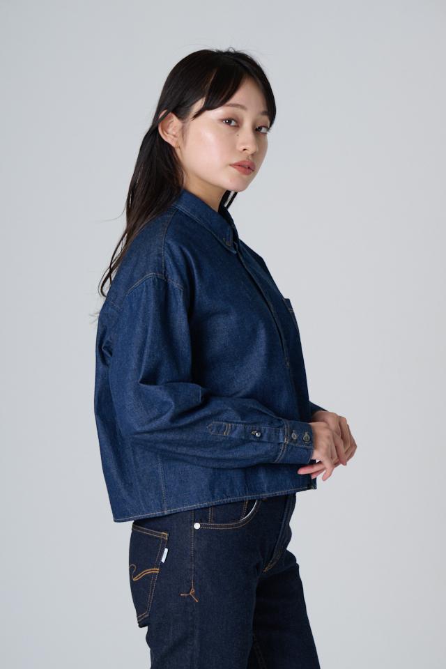 CROPPED DENIM SH