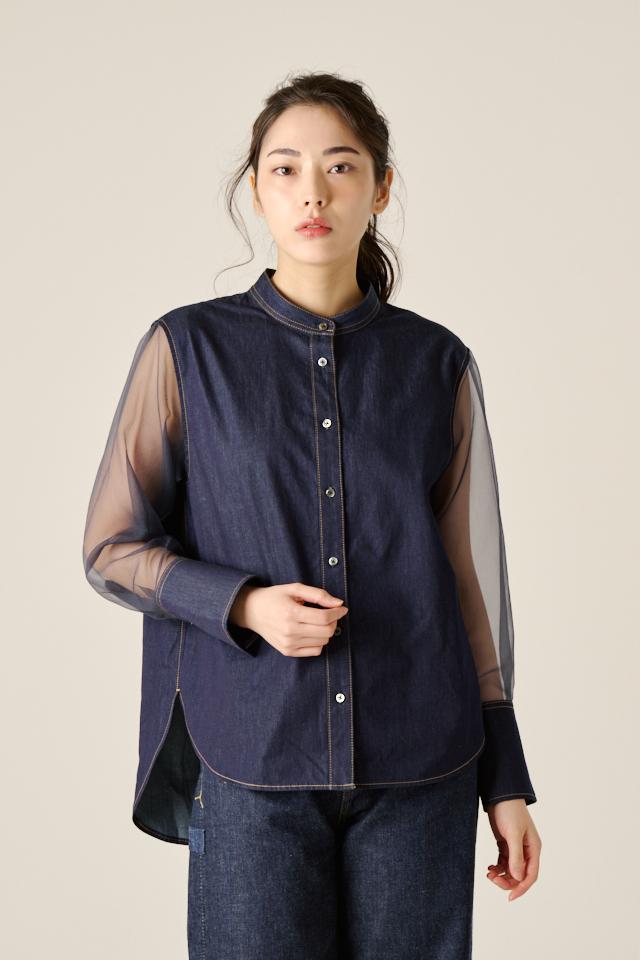 SHEER BAND COLLAR SH