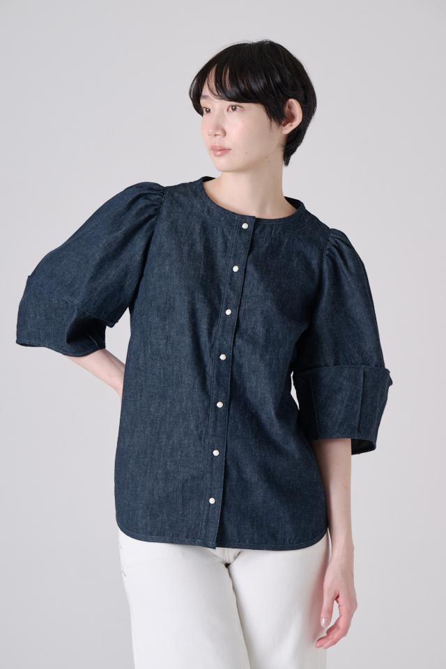 LANTERN SLEEVES BLOUSE