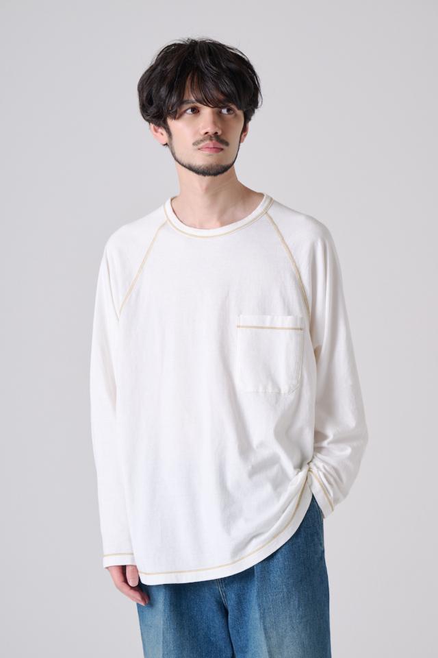 CONTRAST STITCH RAGLAN TEE