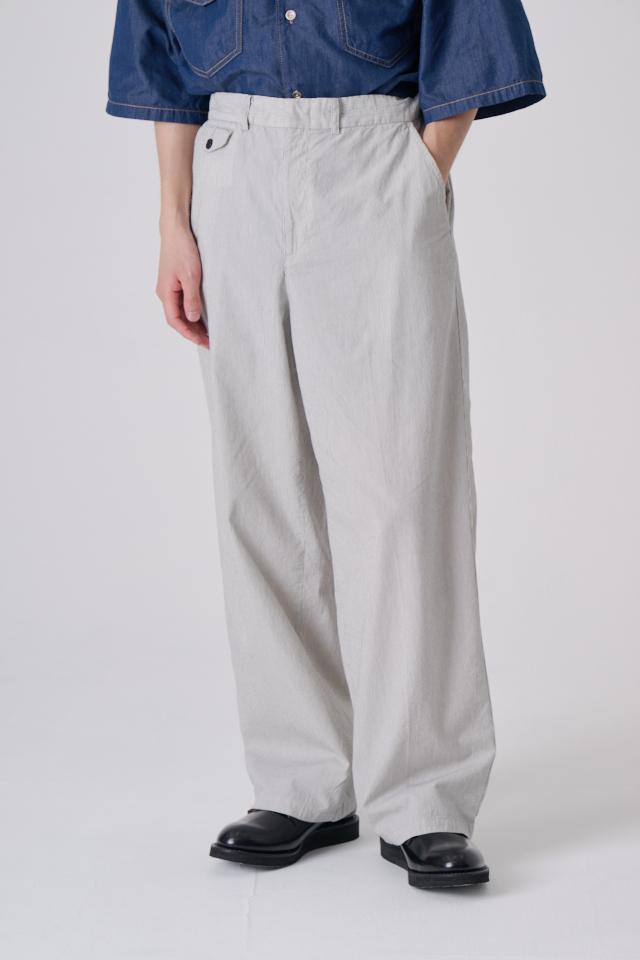 COTTON LINEN EASY TROUSER