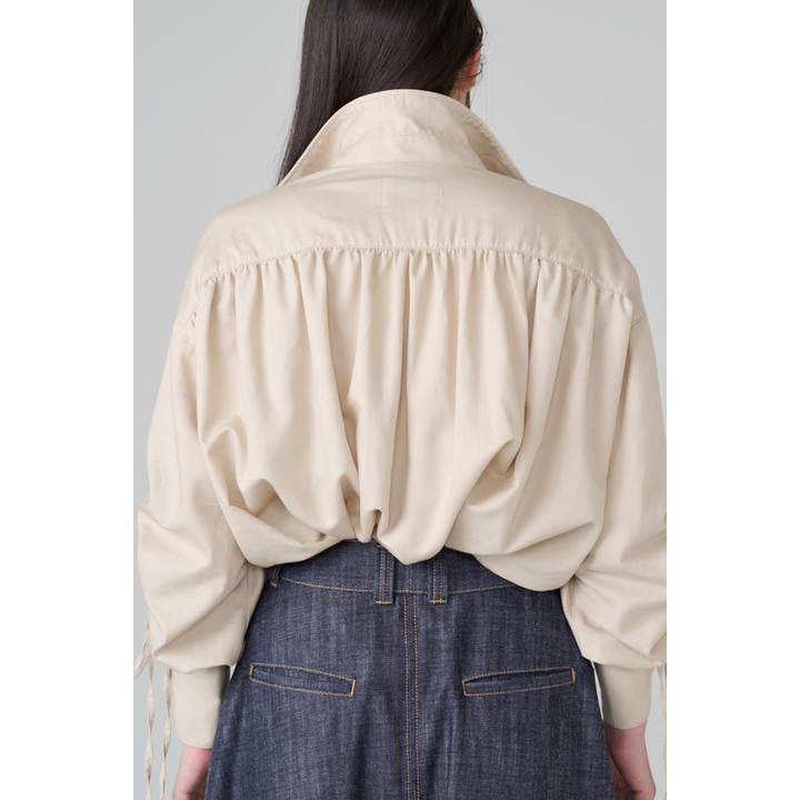 GATHERED SLEEVE SHIRTS