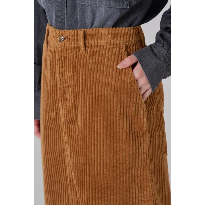 CORDUROY FLARE SKIRT