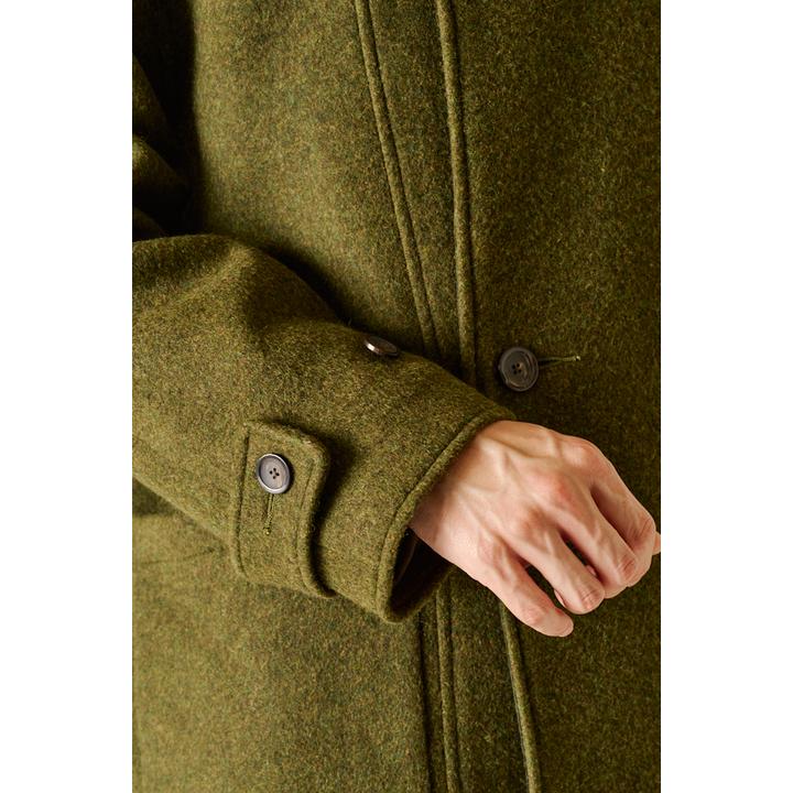 STAND COLLAR  DOUBLE BEAVER COAT  