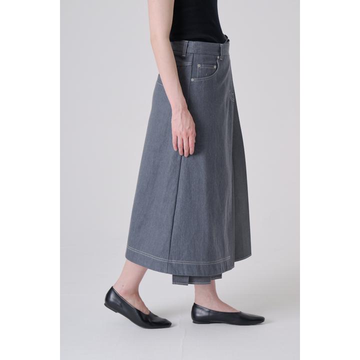 ASYMMETRY DENIM SK