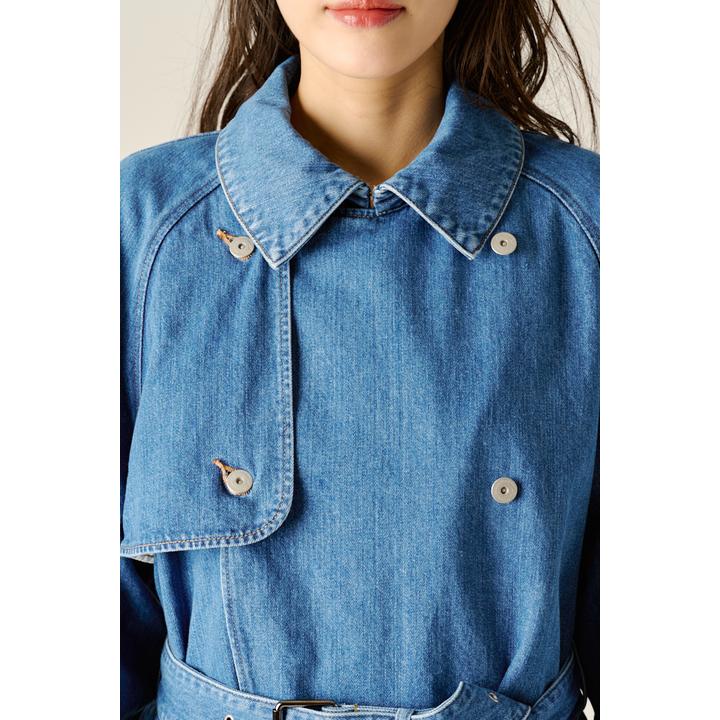 DENIM TRENCH CT