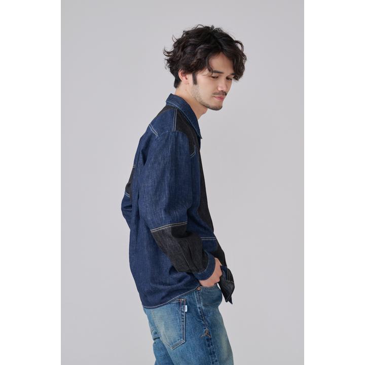 DENIM PATCHWORK SHIRT
