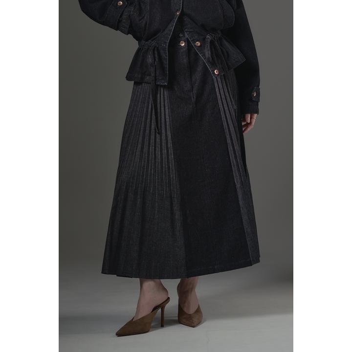 SIDE PLEATS SKIRT