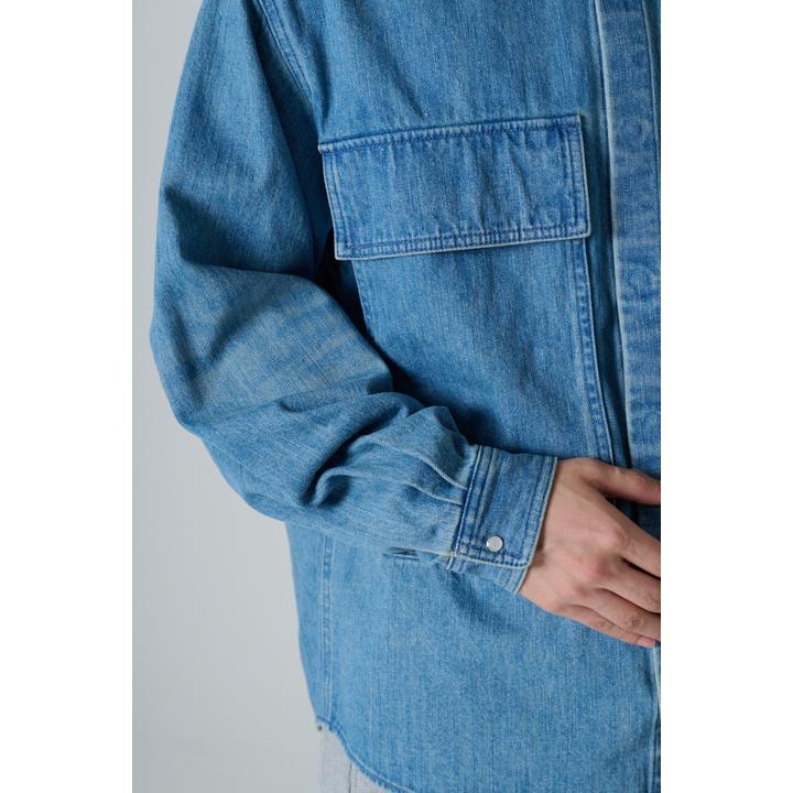 BIG POCKET DENIM SHIRT