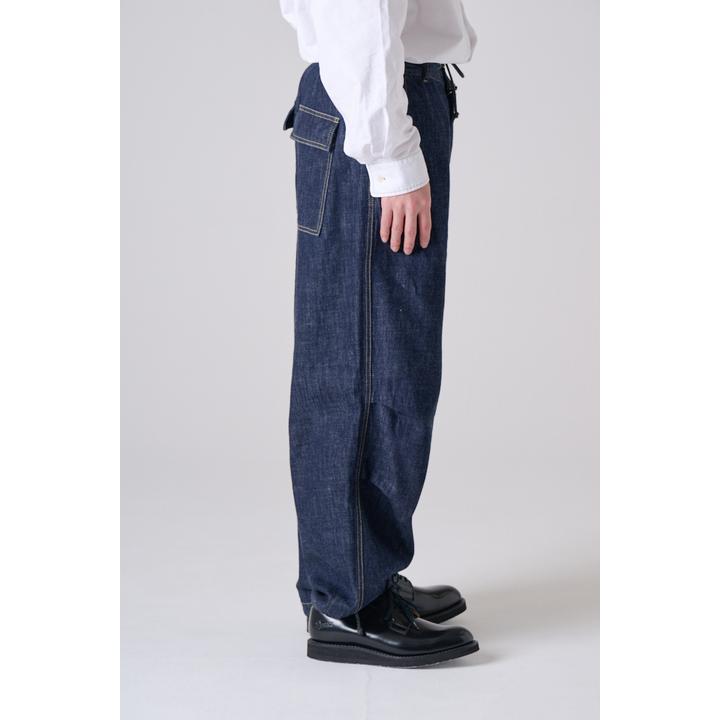 SNOW CAMO DENIM TROUSER
