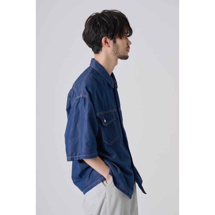 LINEN DENIM SHIRT