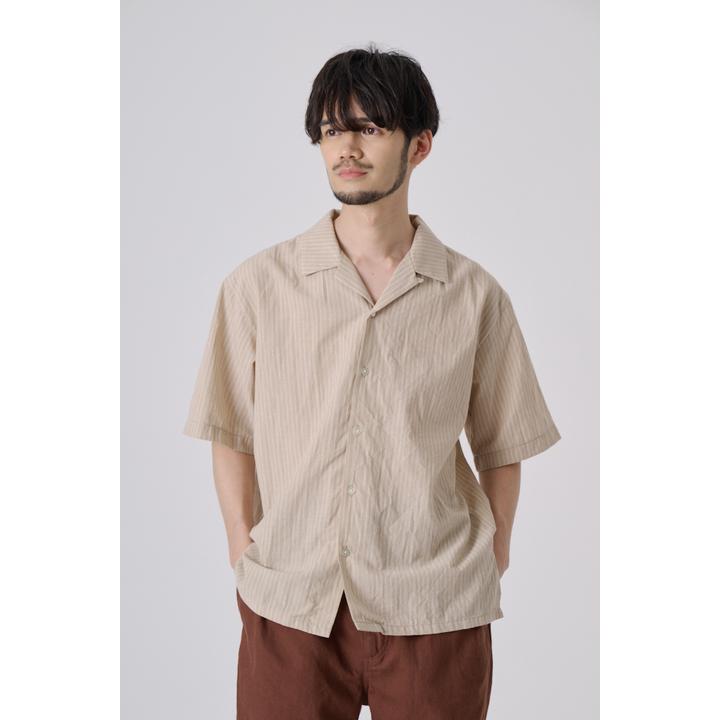 COTTON LINEN SS SHIRT