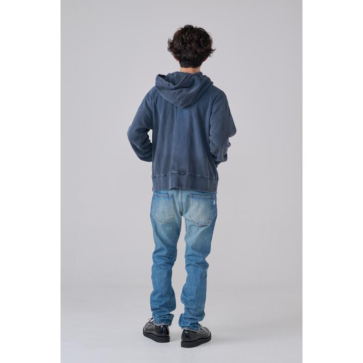 ZIP UP GRUNGE HOODIE