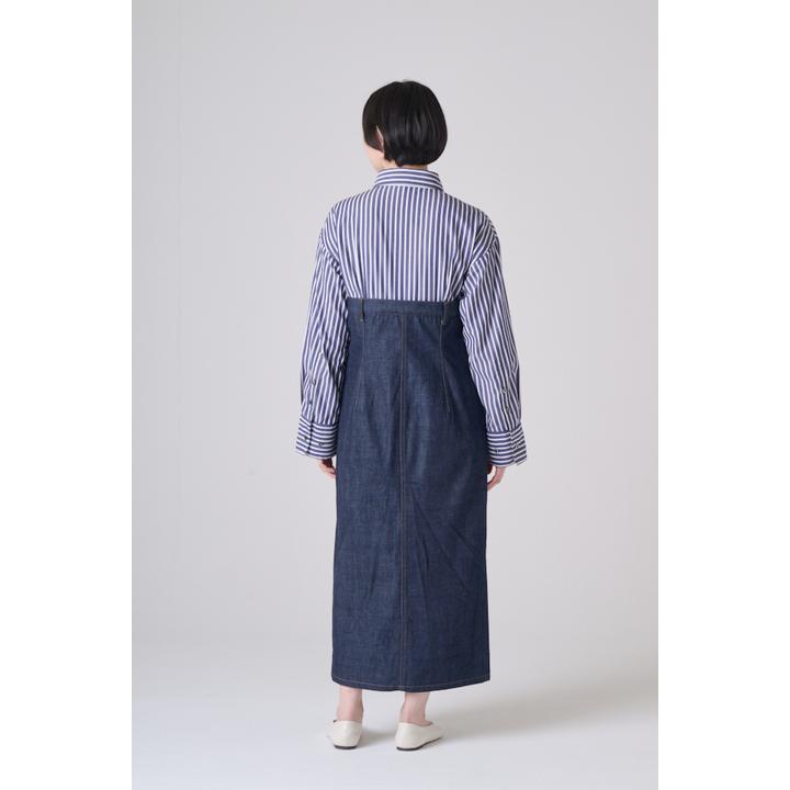 HIGH WAIST DENIM OP