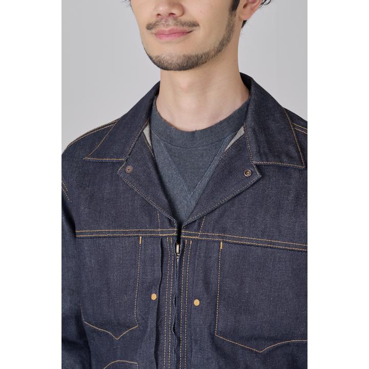 PURPLE SELVAGE DENIM JACKET (TAKAYA)