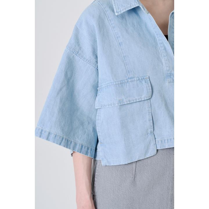 CROPPED SKIPPER DENIM SH