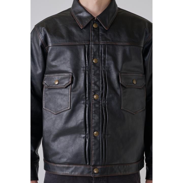 LEATHER DOWN