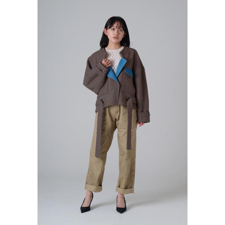 MIXED FABRICS SHORT CT