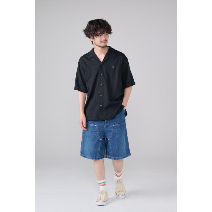 DOUBLE KNEE DENIM SHORT