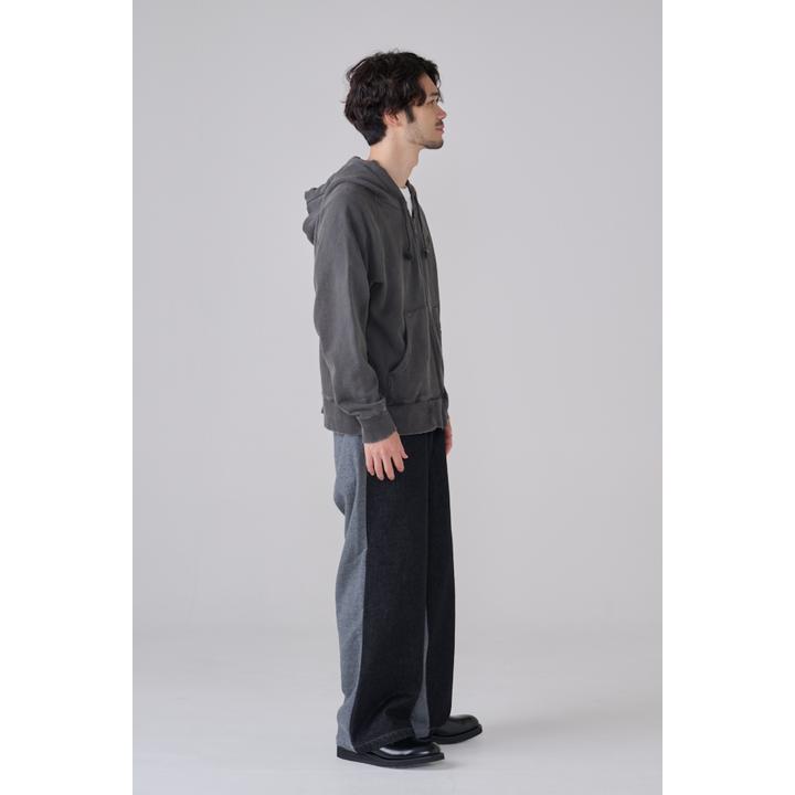 ZIP UP GRUNGE HOODIE