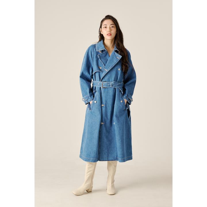 DENIM TRENCH CT