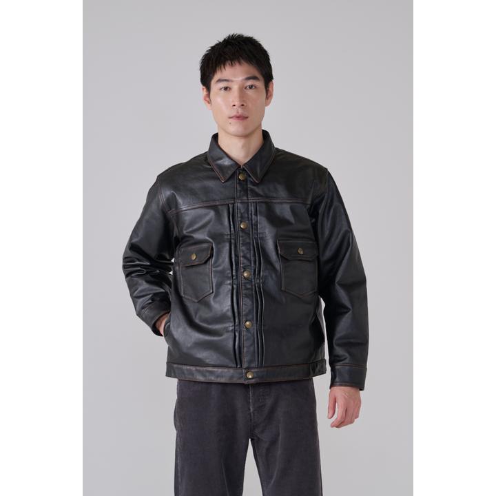 LEATHER DOWN