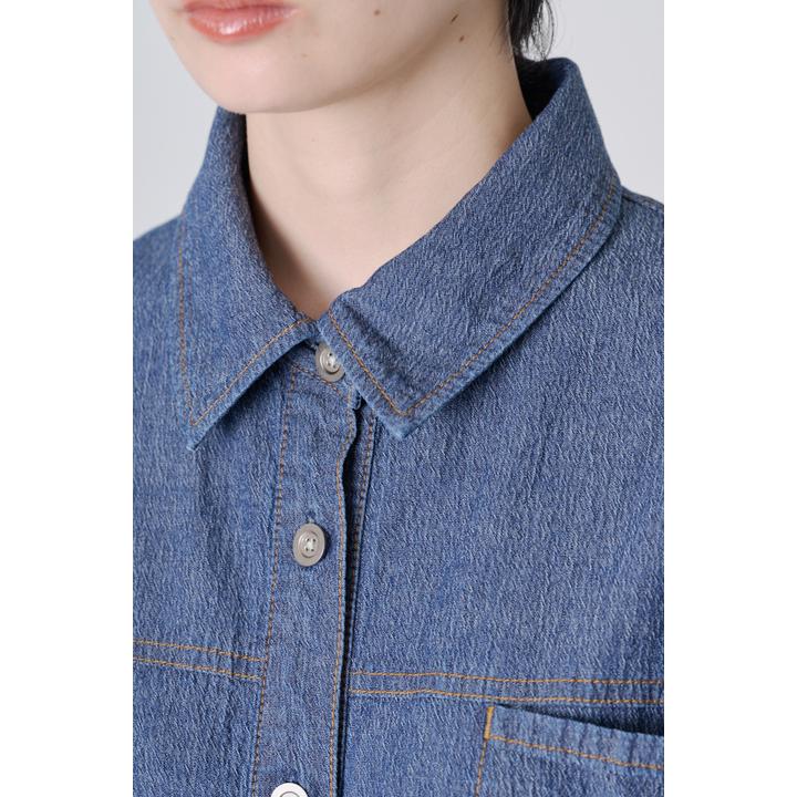 ASYMMETRY DENIM OP