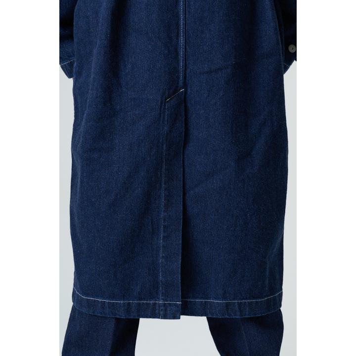 DENIM TRENCH COAT