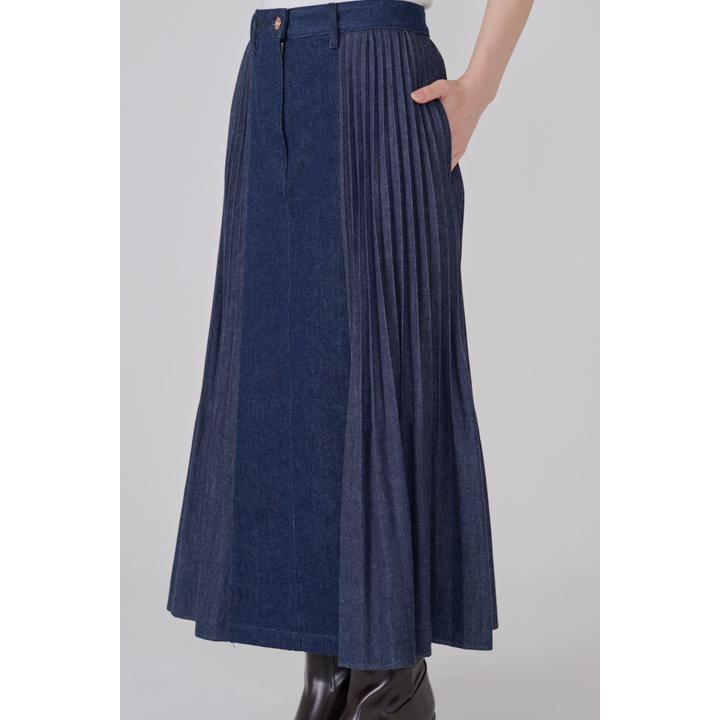 SIDE PLEATS SKIRT