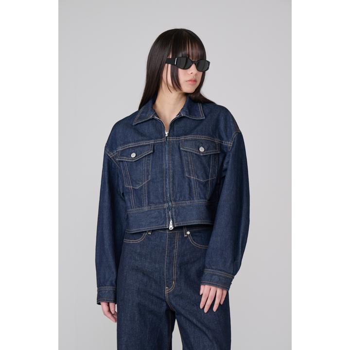 DENIM SHORT ZIP JK