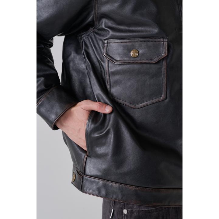 LEATHER DOWN