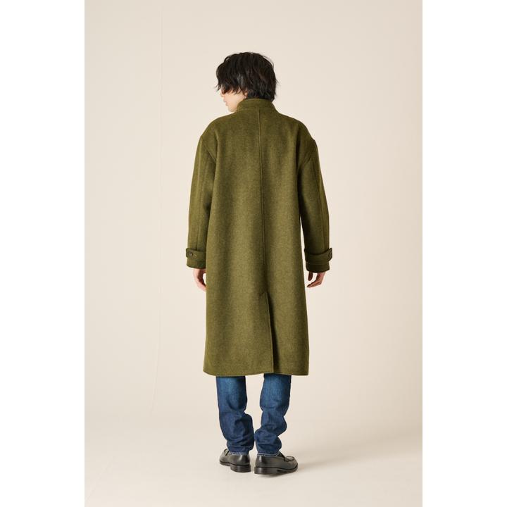 STAND COLLAR  DOUBLE BEAVER COAT  