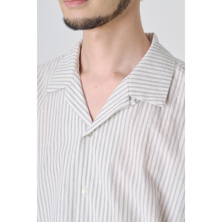 COTTON LINEN SS SHIRT