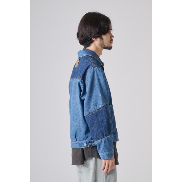 PATCHWORK DENIM TRUCKER