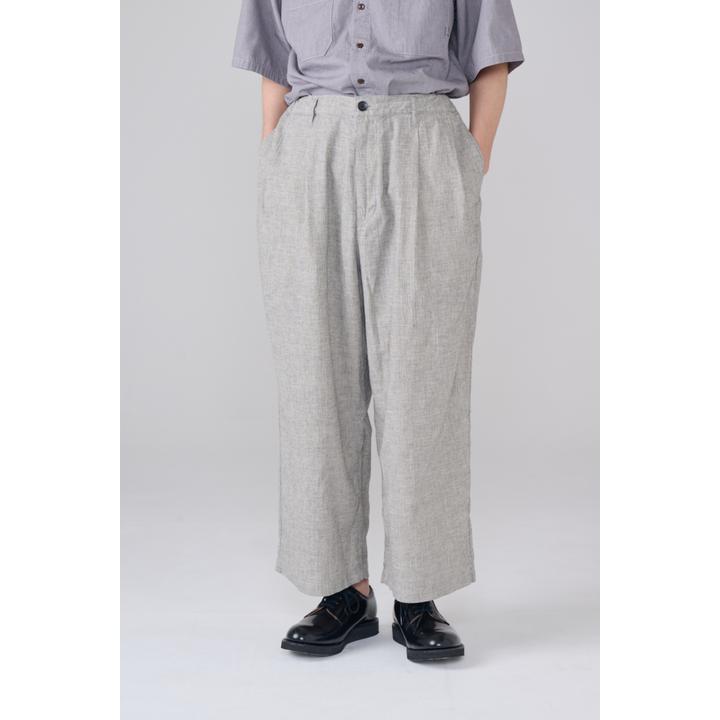 2TUCK CROPPED TROUSER