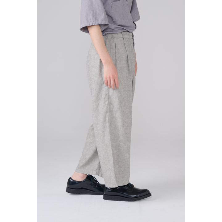 2TUCK CROPPED TROUSER