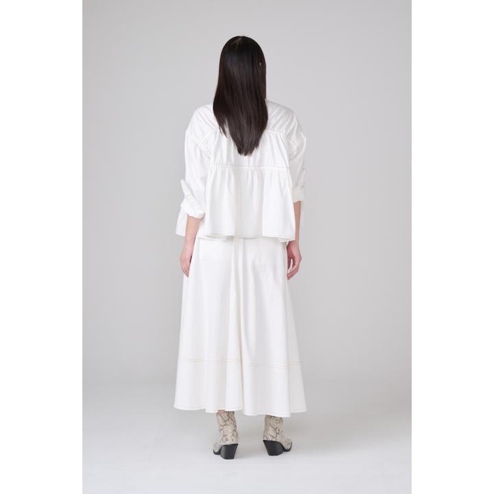 LIGHT OZ SHIRRING BL