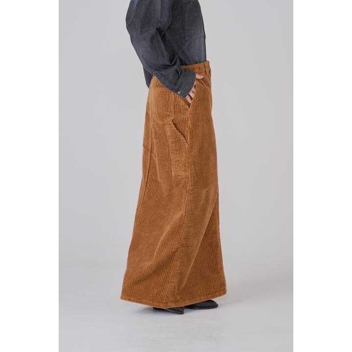 CORDUROY FLARE SKIRT