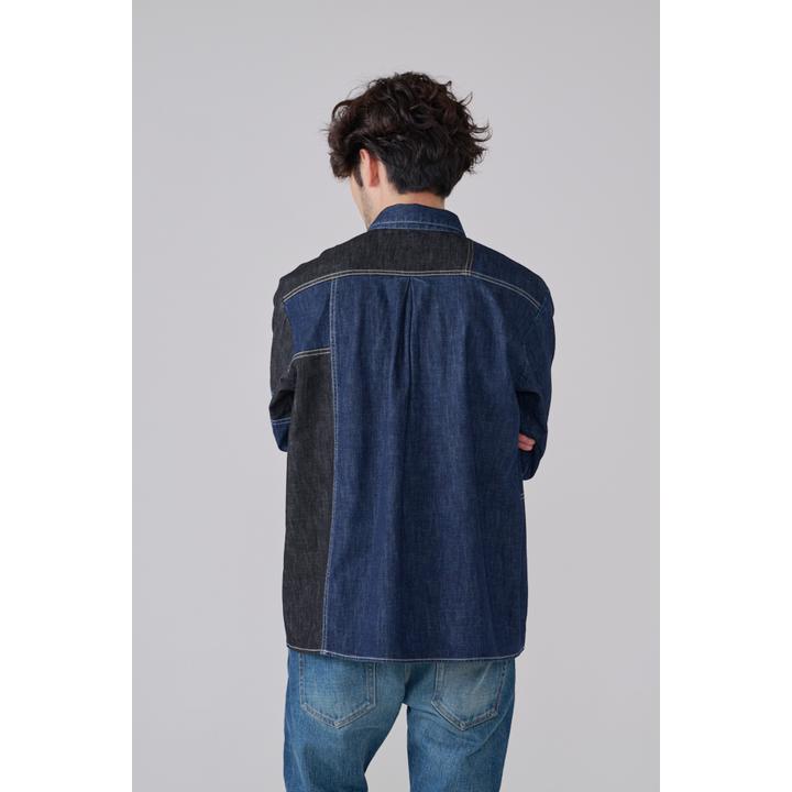 DENIM PATCHWORK SHIRT