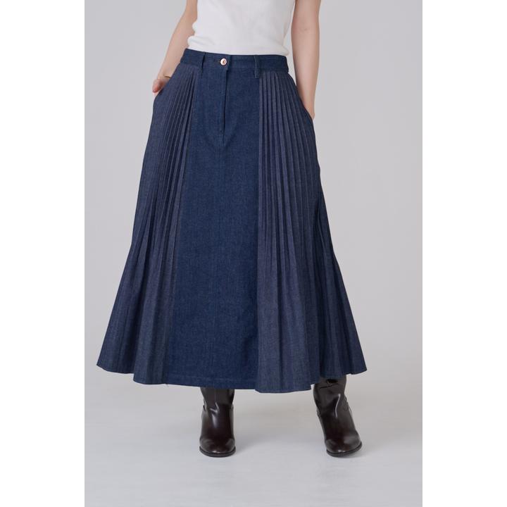 SIDE PLEATS SKIRT