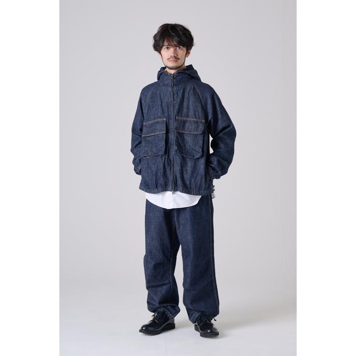 SNOW CAMO DENIM TROUSER